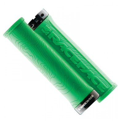  Manșoane pentru bicicletă RACE FACE GRIP HALF NELSON W/LOCK GREEN