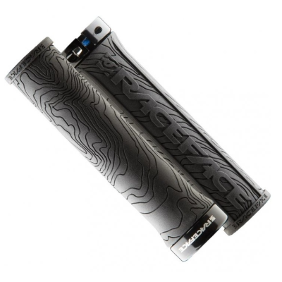 Manșoane pentru bicicletă  RACE FACE GRIP HALF NELSON W/LOCK BLACK