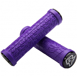 Manșoane pentru bicicletă RACE FACE Grippler 30mm Lock on Purple Manșoane pentru bicicletă RACE FACE Grippler 30mm Lock on Purple