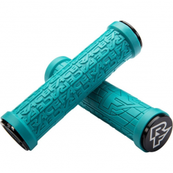 Manșoane pentru bicicletă RACE FACE Grippler 30mm Lock on Turquoise
