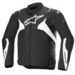 Geacă din textil ALPINESTARS T-JAWS V4 WATERPROOF BLACK/WHITE thumb