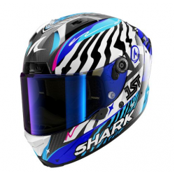 Каска SHARK AERON SPEED-FANCY MAT BLACK/BLUE/PURPLE