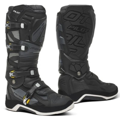 Botine de motocross FORMA Pilot BLACK/GRAY