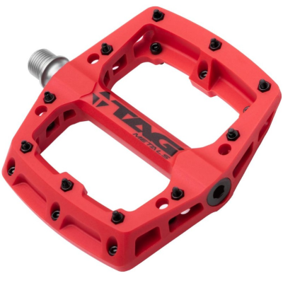 Pedale Velo TAG T3 PEDALS NYLON RED