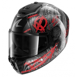 Каска SHARK SPARTAN RS CARBON SHIEVER BLACK/GREY/RED Каска SHARK SPARTAN RS CARBON SHIEVER BLACK/GREY/RED