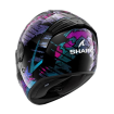 Cască SHARK SPARTAN RS CARBON REPTAIA BLACK/BLUE/PURPLE thumb