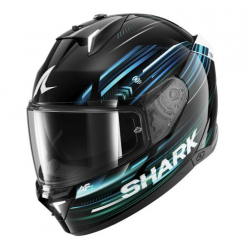Каска SHARK SKWAL i3 LIGHT-BLUR BLACK/BLUE/GREEN