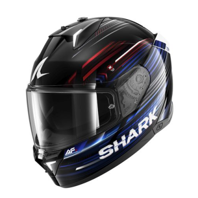 Cască SHARK SKWAL i3 LIGHT-BLUR BLACK/BLUE/RED