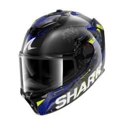 Cască SHARK SPARTAN GT PRO CARBON SPEED-VIB BLACK/BLUE/YELLOW