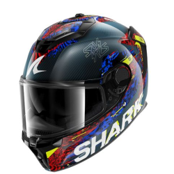 Cască SHARK SPARTAN GT PRO CARBON SPEED-VIB BLACK/BLUE/RED