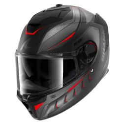 Cască SHARK SPARTAN GT PRO CARBON MEKARIUM MAT BLACK/GREY/RED Cască SHARK SPARTAN GT PRO CARBON MEKARIUM MAT BLACK/GREY/RED