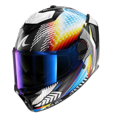 Cască SHARK SPARTAN GT PRO CARBON STHYR CARBON/CHROME/WHITE