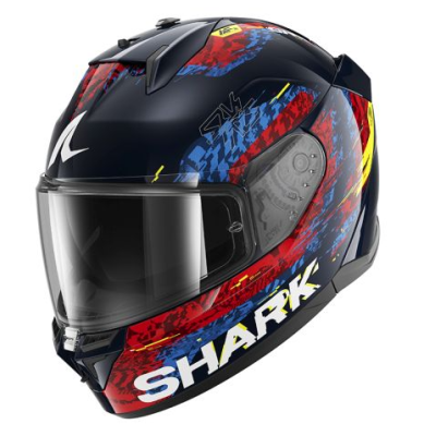 Cască SHARK D-SKWAL 3 SPEED-VIB BLUE/RED/YELLOW