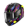 Cască SHARK D-SKWAL 3 FAWN BLACK/PURPLE/YELLOW