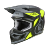 Casca motocross O'NEAL 3SERIES VISION V.24, Negru/Galben