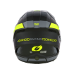 Casca motocross O'NEAL 3SERIES VISION V.24, Negru/Galben thumb