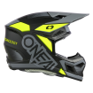 Casca motocross O'NEAL 3SERIES VISION V.24, Negru/Galben thumb