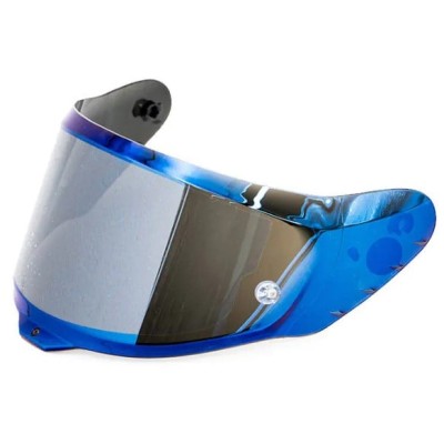 Vizor iridiu albastru pentru casca AIROH GP800 BLUE Mirrored