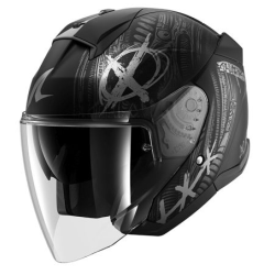 Cască pentru scuter SHARK SKWAL JET SHIEVER MAT BLACK/GREY Cască pentru scuter SHARK SKWAL JET SHIEVER MAT BLACK/GREY