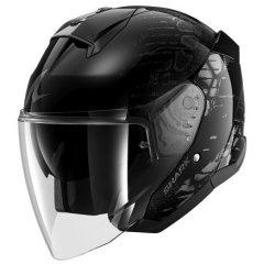 Cască pentru scuter SHARK SKWAL JET REPTAIA BLACK/GREY Cască pentru scuter SHARK SKWAL JET REPTAIA BLACK/GREY