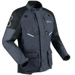 Jachetă textilă BERING CALGARY BLACK/GREY Jachetă textilă BERING CALGARY BLACK/GREY