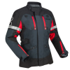 Jachetă textilă pentru femei BERING HALIFAX BLACK/ANTHRACITE/RED
