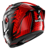 Casca SHARK AERON EDGY BLACK/RED/SILVER Casca SHARK AERON EDGY BLACK/RED/SILVER thumb