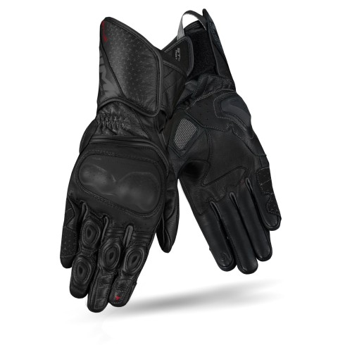 Mănuși din piele SHIMA ST-3 BLACK
