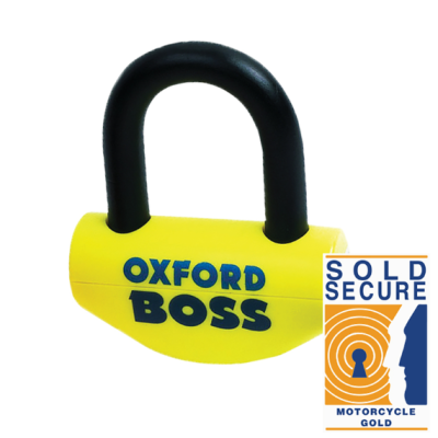 Lacăt disc OXFORD Big Boss - Ø16 mm, galben Lacăt disc OXFORD Big Boss - Ø16 mm, galben