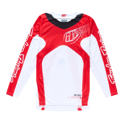 Jerseuri motocross TROY LEE DESIGNS GP Pro Frames Jersey - Alb/Roșu Jerseuri motocross TROY LEE DESIGNS GP Pro Frames Jersey - Alb/Roșu