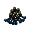 Șuruburi pentru ecran OXFORD - anodizate negre