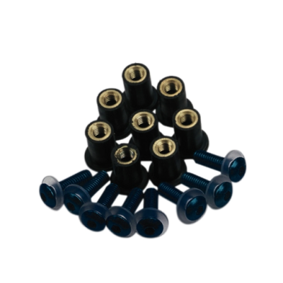 Șuruburi pentru ecran OXFORD - anodizate negre Șuruburi pentru ecran OXFORD - anodizate negre