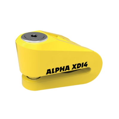 Încuiere pentru disc OXFORD Alpha XD14 - Ø14 mm, galben Încuiere pentru disc OXFORD Alpha XD14 - Ø14 mm, galben