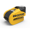 Lacăt disc pentru alarmă OXFORD XA10 - Ø10 mm galben/negru