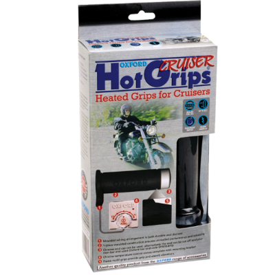 OXFORD Hotgrips Essential Cruiser cu comutator cromat