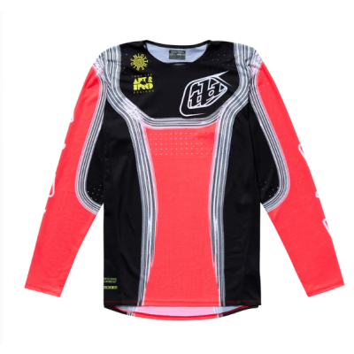 Jersey motocross TROY LEE DESIGNS SE PRO Stripes - Infra Red/Black