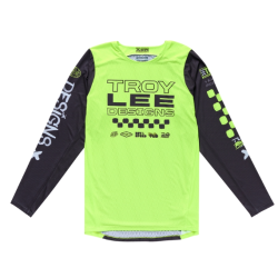 Jerseuri motocross TROY LEE DESIGNS GP Pro Air Standard - Glo Yellow/Black Jerseuri motocross TROY LEE DESIGNS GP Pro Air Standard - Glo Yellow/Black
