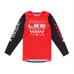Tricou motocross TROY LEE DESIGNS GP Pro Air Standard - Portocalie/Negru