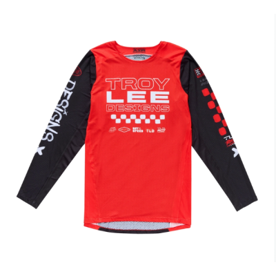 Tricou motocross TROY LEE DESIGNS GP Pro Air Standard - Portocalie/Negru