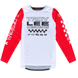 Jersey de motocross pentru copii TROY LEE DESIGNS GP Pro Standard - Roșu/Alb/Negru