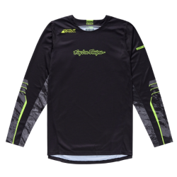 Tricou motocross TROY LEE DESIGNS Scout GP Pro Slab Jersey - Negru Tricou motocross TROY LEE DESIGNS Scout GP Pro Slab Jersey - Negru