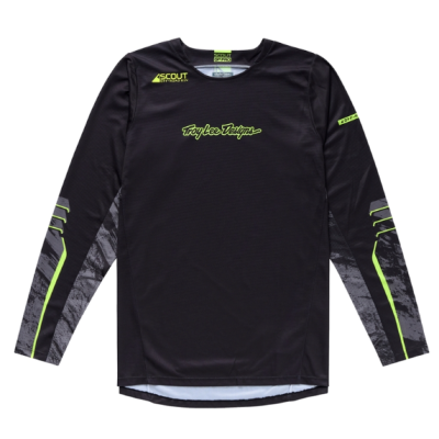 Tricou motocross TROY LEE DESIGNS Scout GP Pro Slab Jersey - Negru