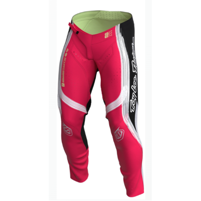 Pantaloni de motocross TROY LEE DESIGNS SE Pro Stripes - Infra Red/Black