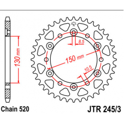 JTR245/3,47 Зъбно колело