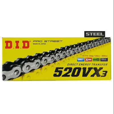 Lant moto DID 520VX3 114-zale DID520VX3114FB