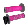 Manete motocross ODI EMIG 2.0 Lock-On PINK/GREY
