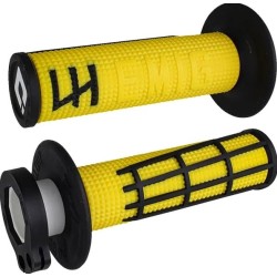 Mânere motocross ODI EMIG 2.0 Lock-On GALBEN/NEGRU