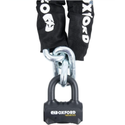 Lantă de blocare OXFORD Nemesis 16 mm cu lanț de 2.0 m