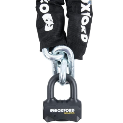 Lantă de blocare OXFORD Nemesis 16 mm cu lanț de 2.0 m Lantă de blocare OXFORD Nemesis 16 mm cu lanț de 2.0 m