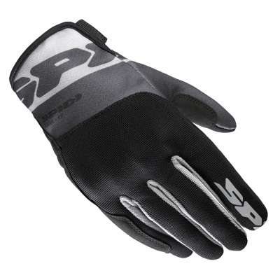 Mănuși moto textile pentru femei SPIDI FLASH-KP BLACK/GRAY